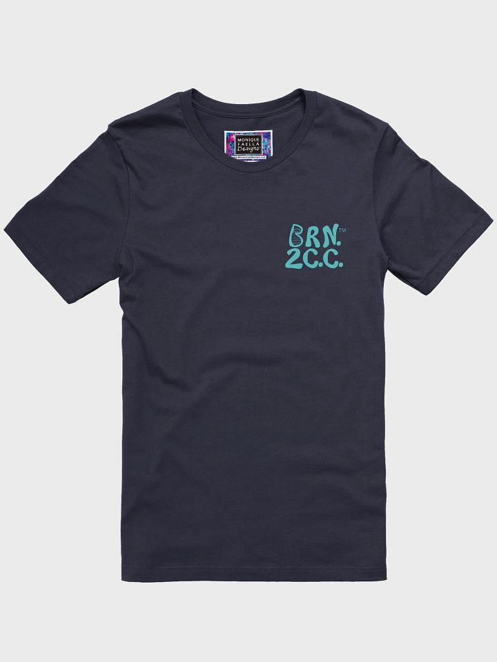 Men's | BOURNE to Cape Cod™ | Supersoft T-Shirt by Bella+Canvas | Deep Sky Blue Logo on Jewel Tone Colors product image (4)