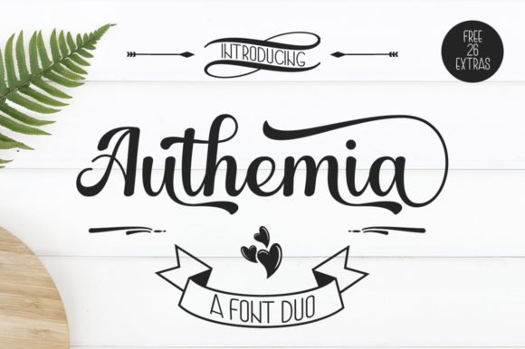 Authemia | A Font Bundle product image (1)