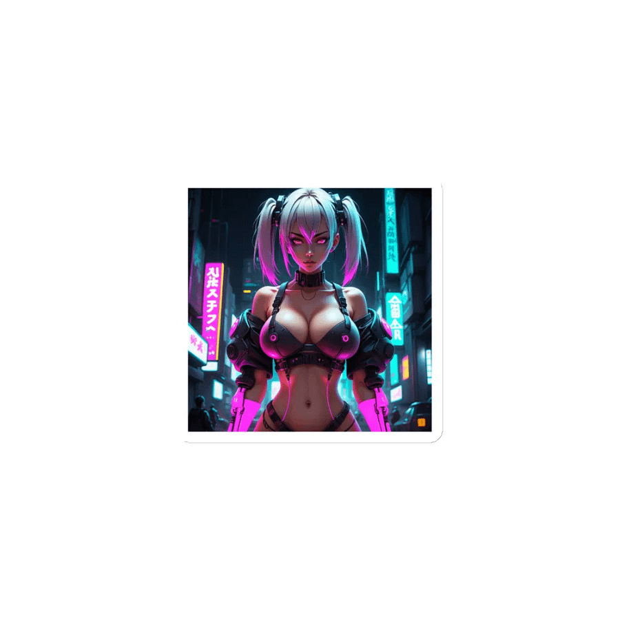 Cyberpunk Femme Fatale Magnets product image (1)