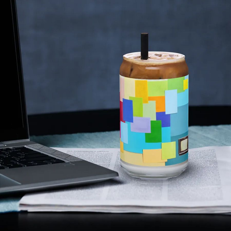 Technicolor TV Beverage Can-Inspired Glassware product image (3)