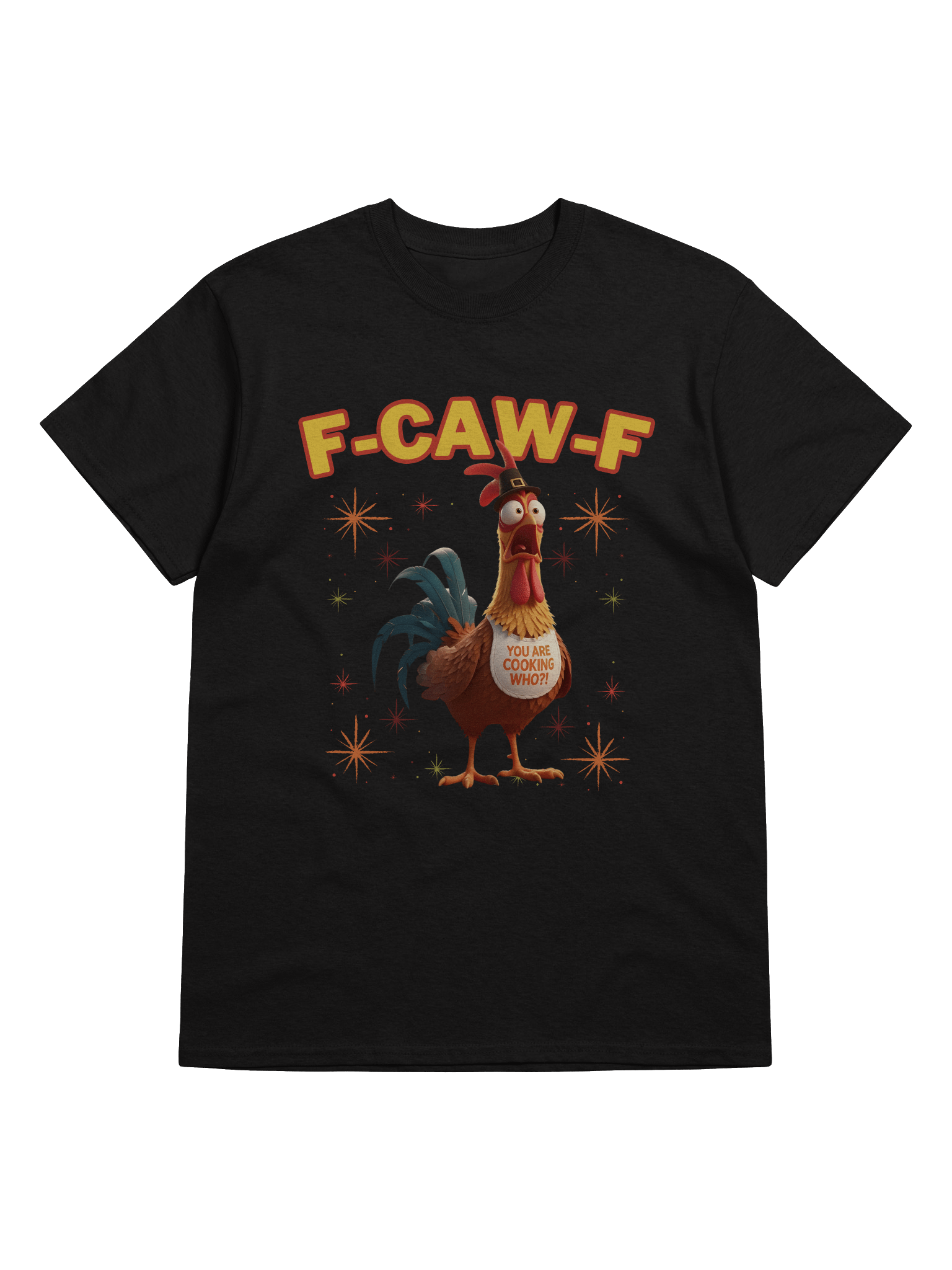 F-CAW-F Thanksgiving Rooster Tee – Funny Holiday Edition by Fitzroy Creator product image (6)