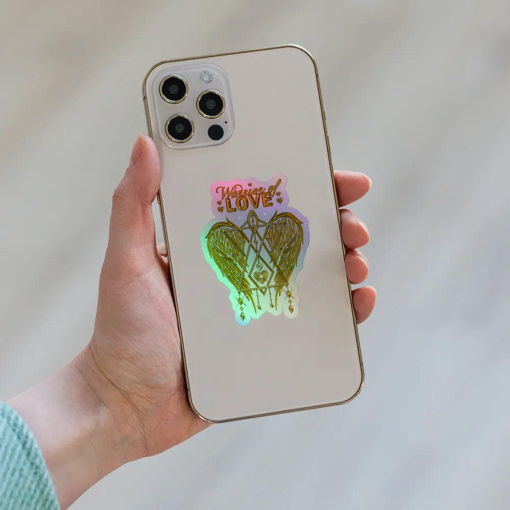 Warrior of Love Holographic Kiss-Cut Sticker product image (1)