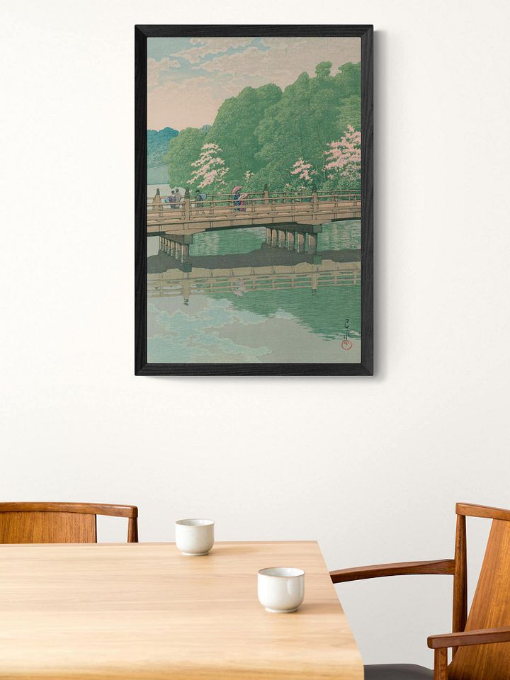 Late Autumn at Ichikawa - Kawase Hasui product image (1)