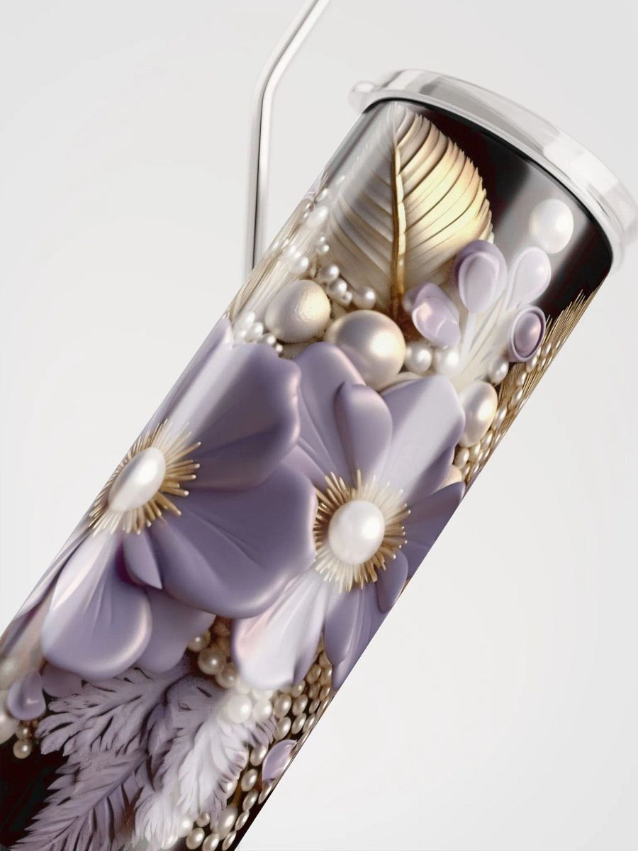 Golden Floral Elegance Tumbler product image (9)