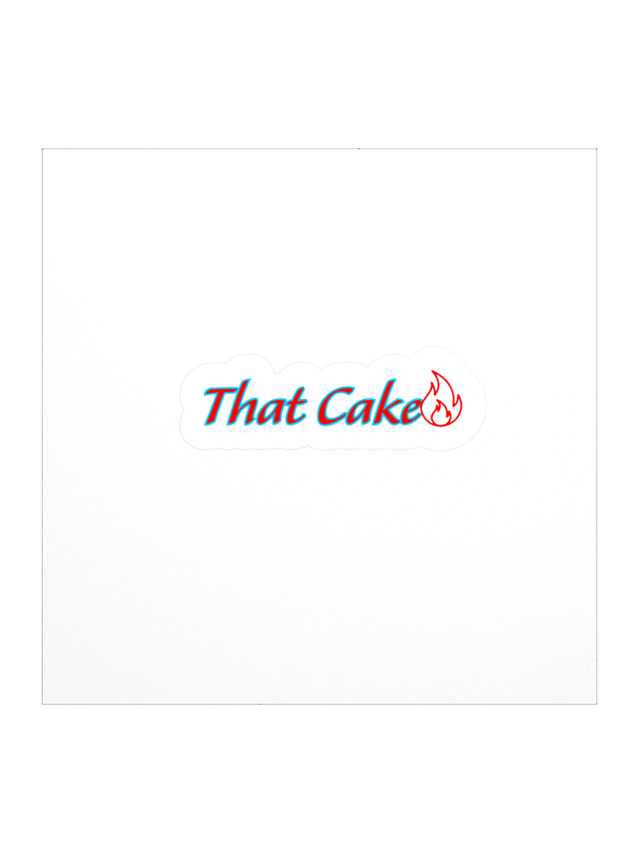 That Cake Fire Sticker product image (1)