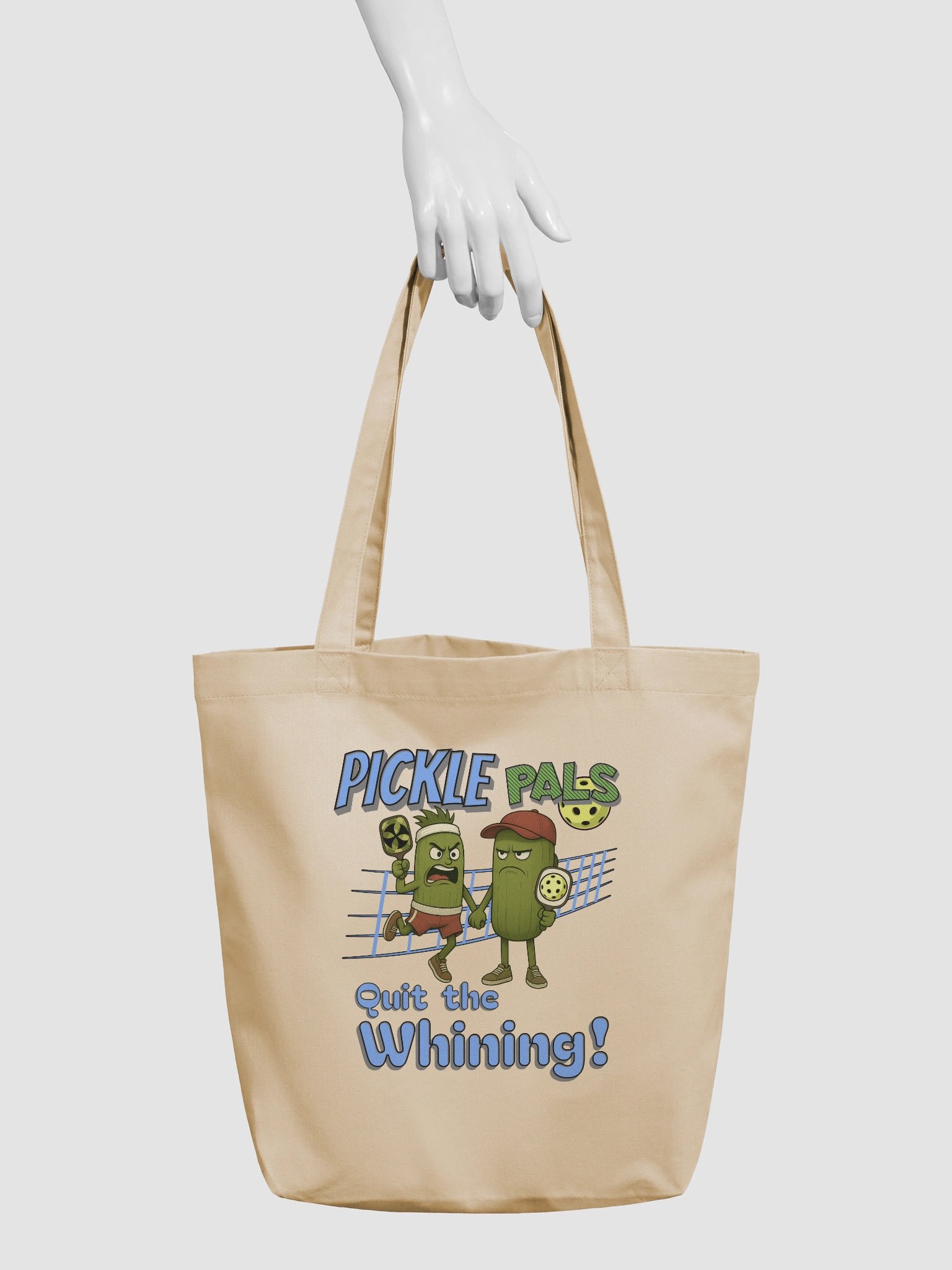 Pickle Pals Guys Quit The Whining Pickleball Eco-Friendly Tote Bag product image (6)