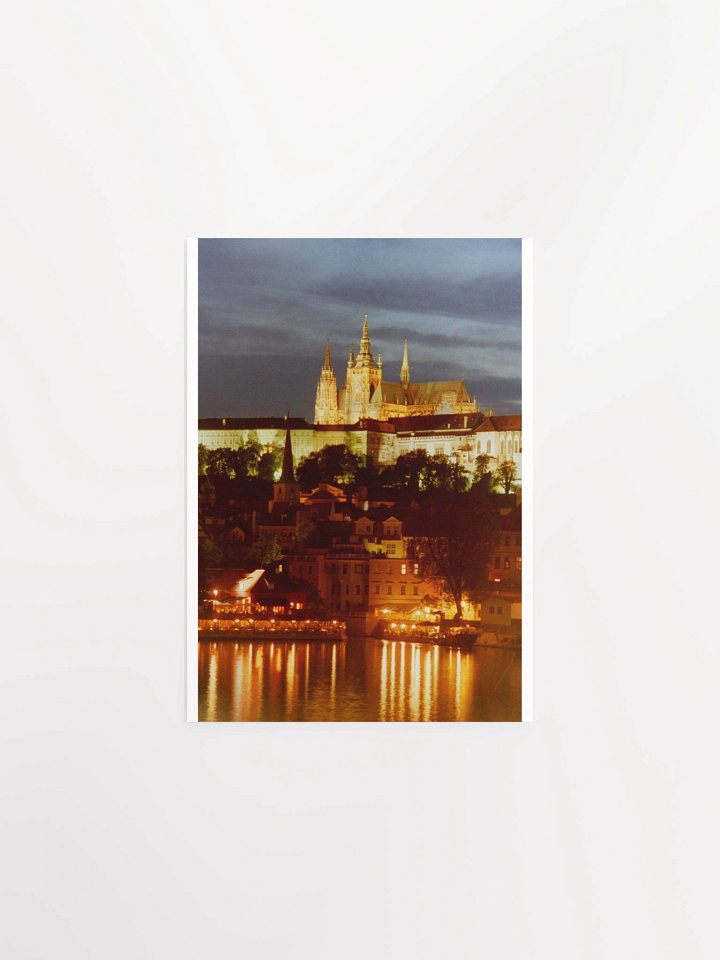 Prague - Prague Castle & Vltava River - print/poster product image (1)