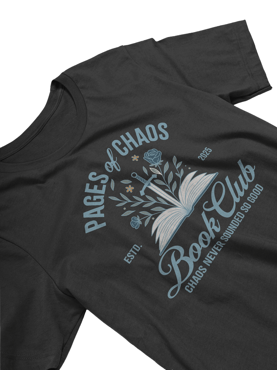 Pages of Chaos Book Club Tee (Dark) product image (17)