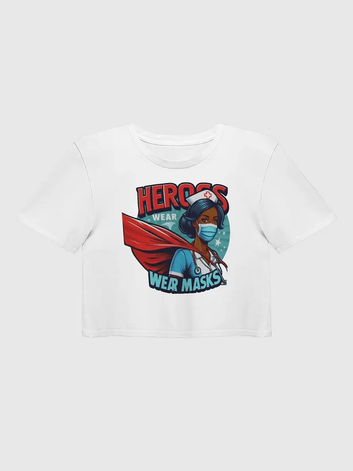Professional Nurse: Heroic Nurse Tribute Women's Premium Crop Top product image (7)