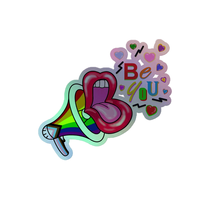 Holographic Be You Sticker product image (2)
