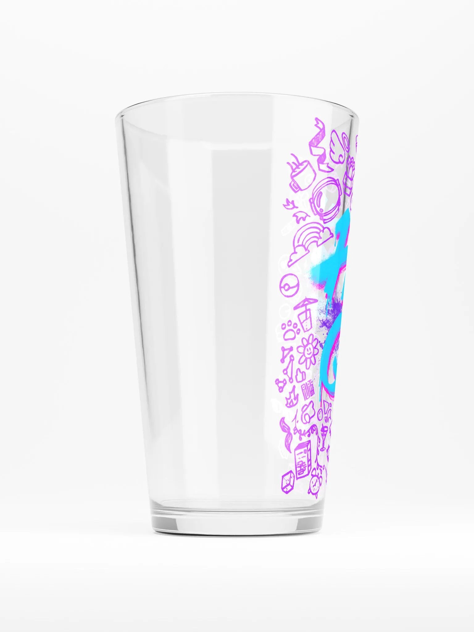 Graffiti Hey QT Glass product image (2)
