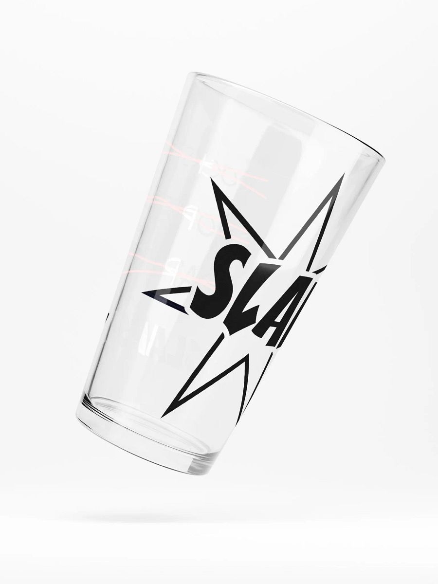 The "CROSS-OUT" Pint Glass product image (5)