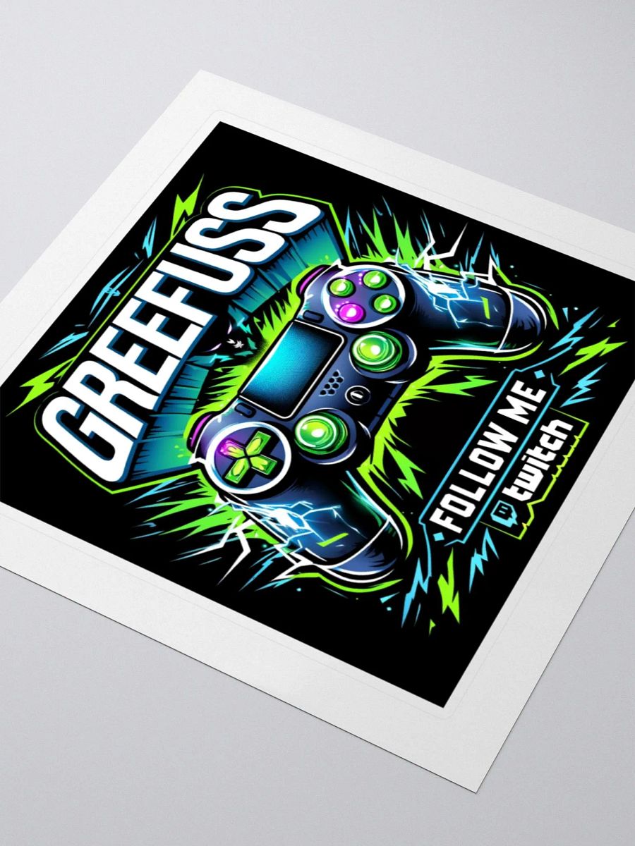 Electrifying Game Controller Kiss Cut Stickers product image (3)