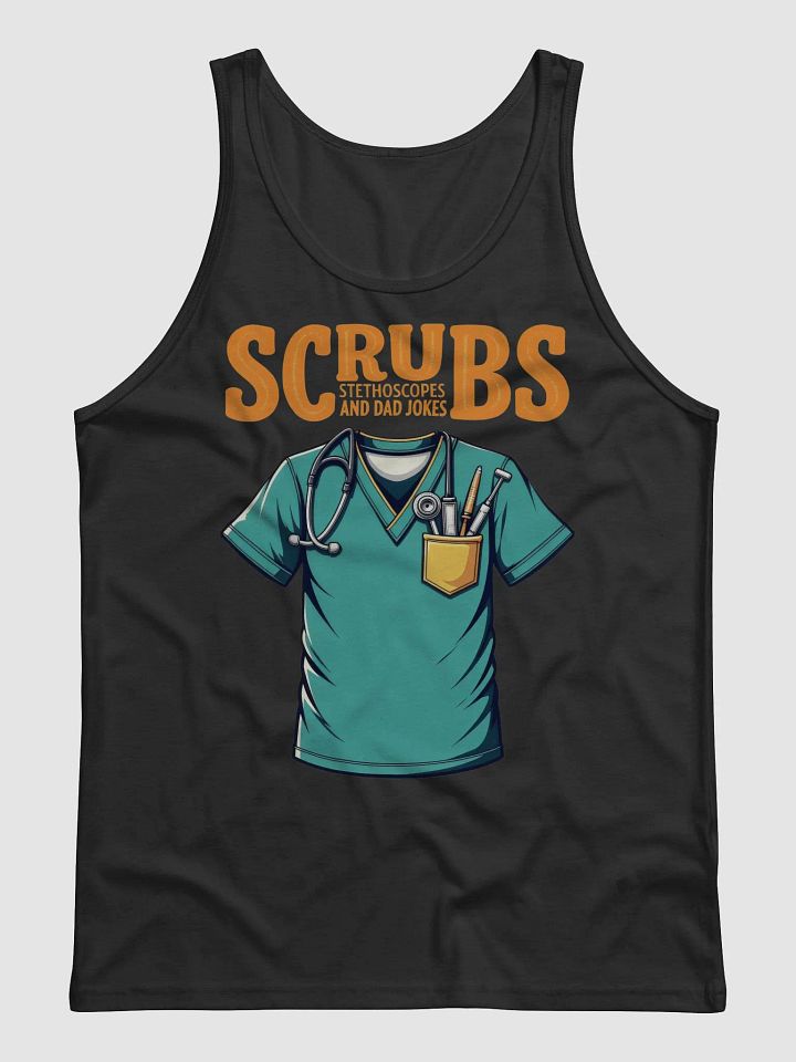 dad jokes, Stylish Scrubs and Stethoscopes Jersey Tank product image (2)