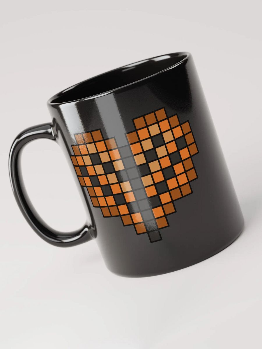 Fall Heart Black Glossy Mug product image (5)