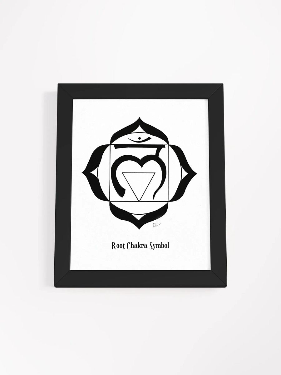 Root Chakra Symbol Framed Art product image (2)