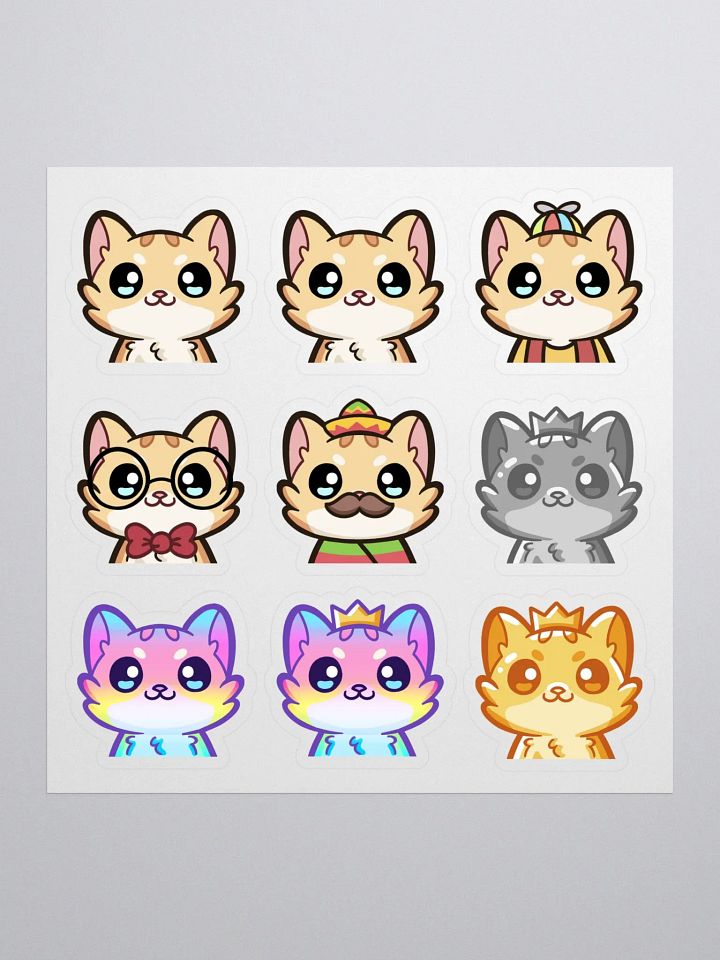Toti Badges Kiss Cut Stickers product image (1)