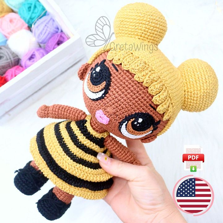 LoL Queen Bee Amigurumi Pattern (Digital Download) product image (1)