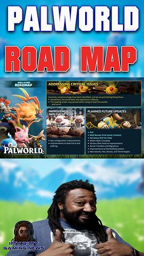 It’s your morning edition of Itty Bitty Gaming News! We get our first look at #Palworld ‘s roadmap and #twitch is making chan...