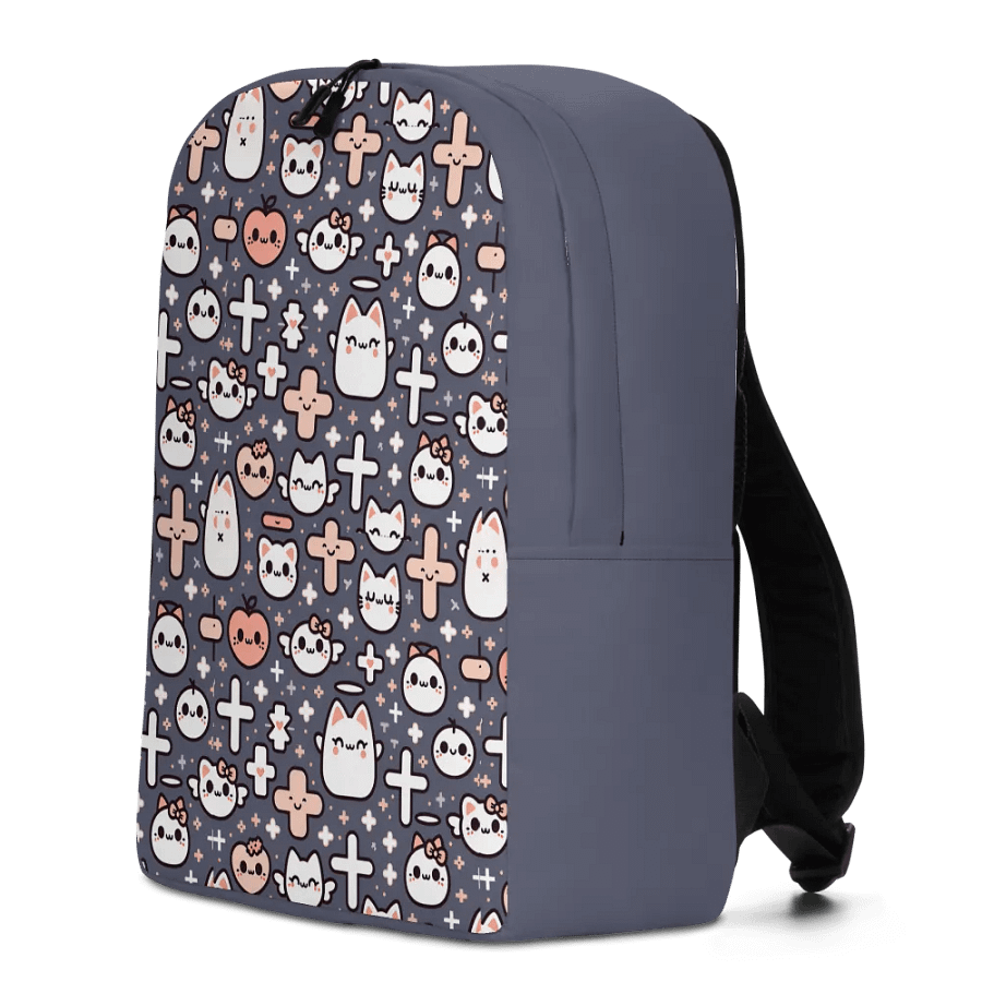 Cats and Crosses Minimalist Backpack product image (6)