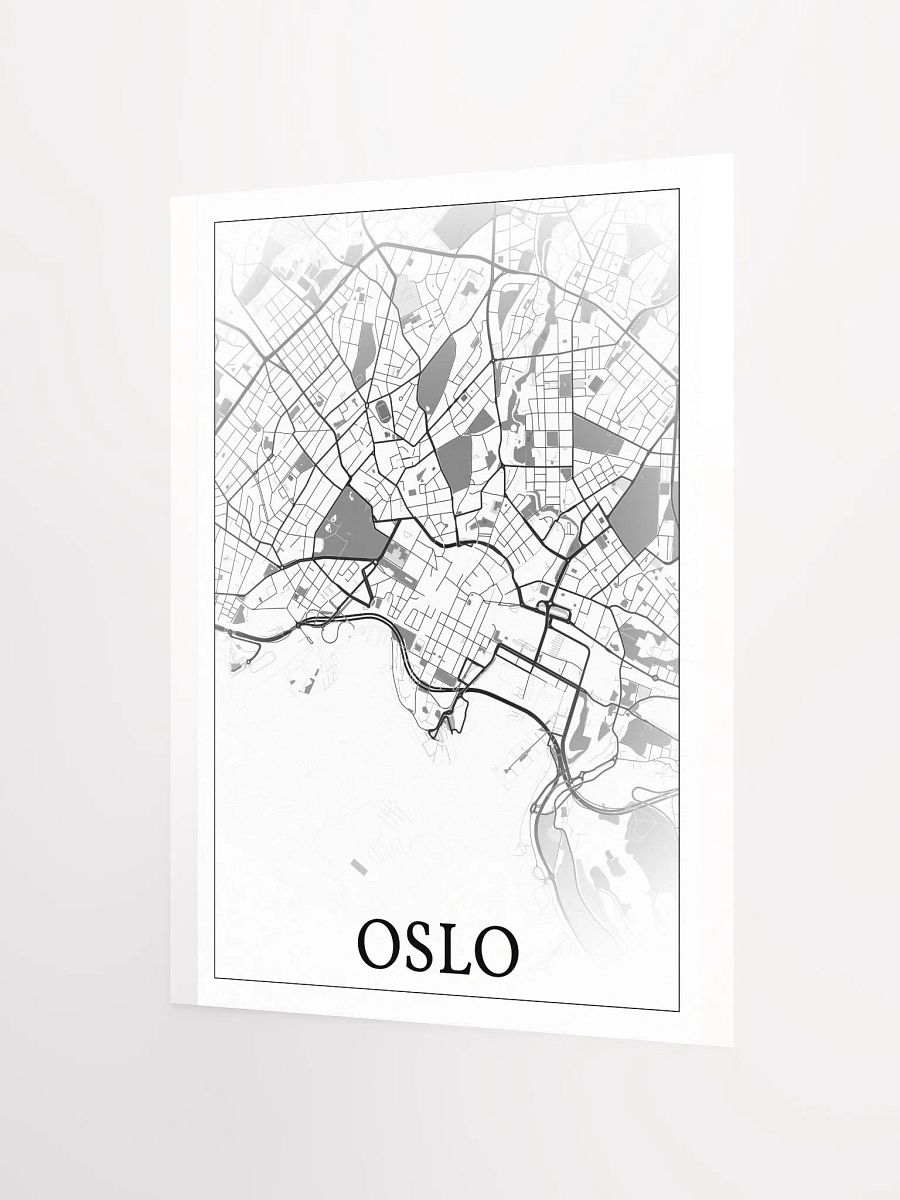 Oslo, Norway, city map print product image (6)