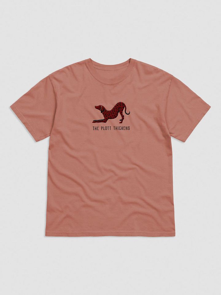 The Plott Thickens T-Shirt(Embroidered) of a Plott Hound(Chocolate Brindle) product image (17)