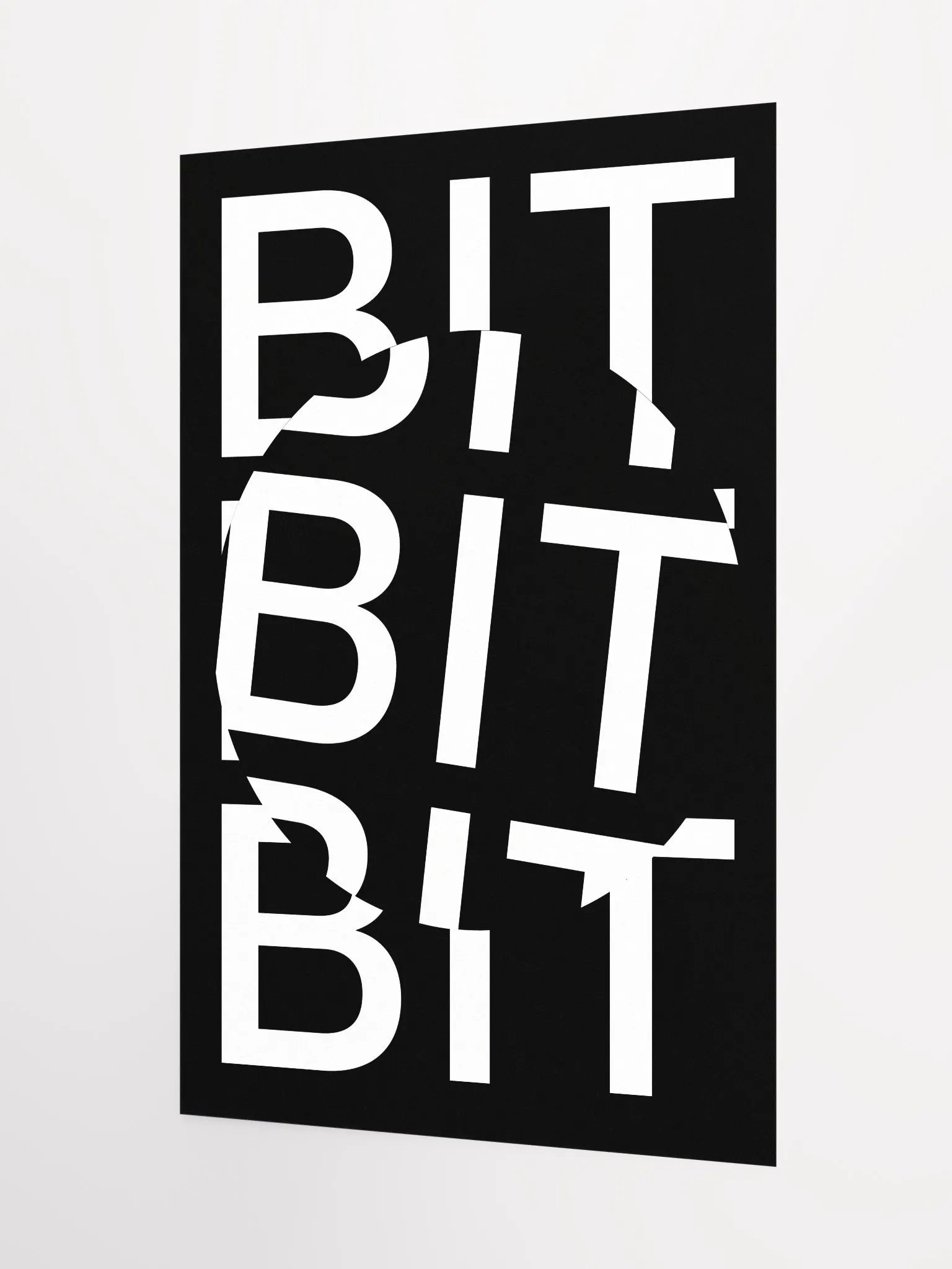 Bit Coin Poster (black) product image (3)