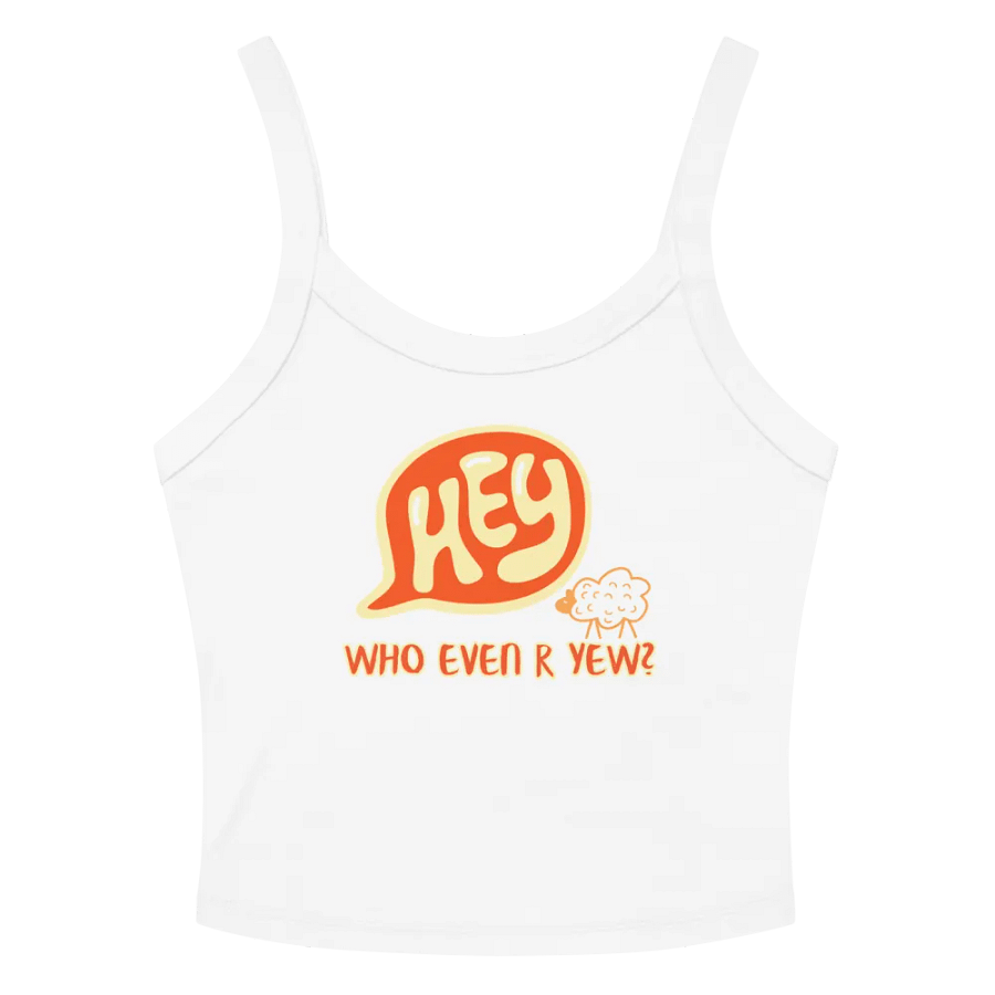 Hey Who Ribbed Tank product image (2)