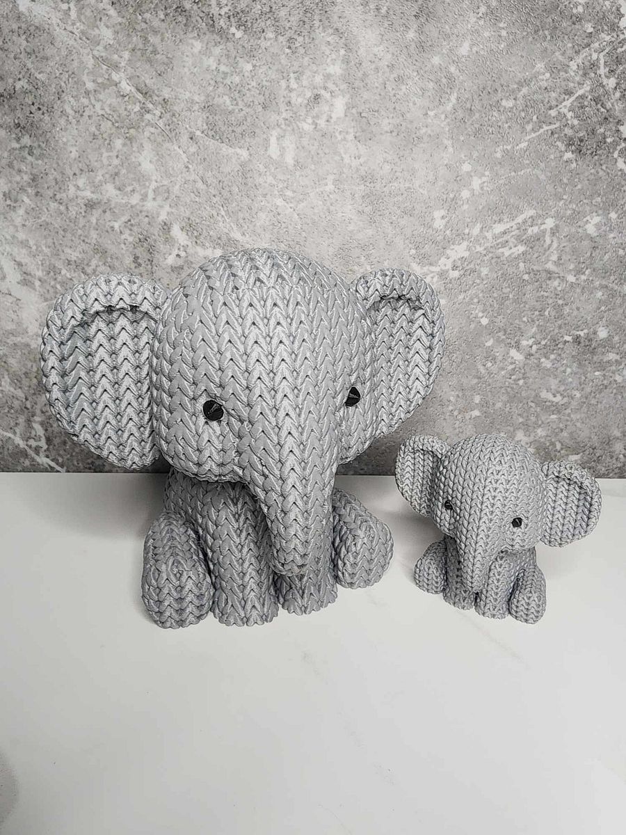 "Knitted" Elephant product image (1)