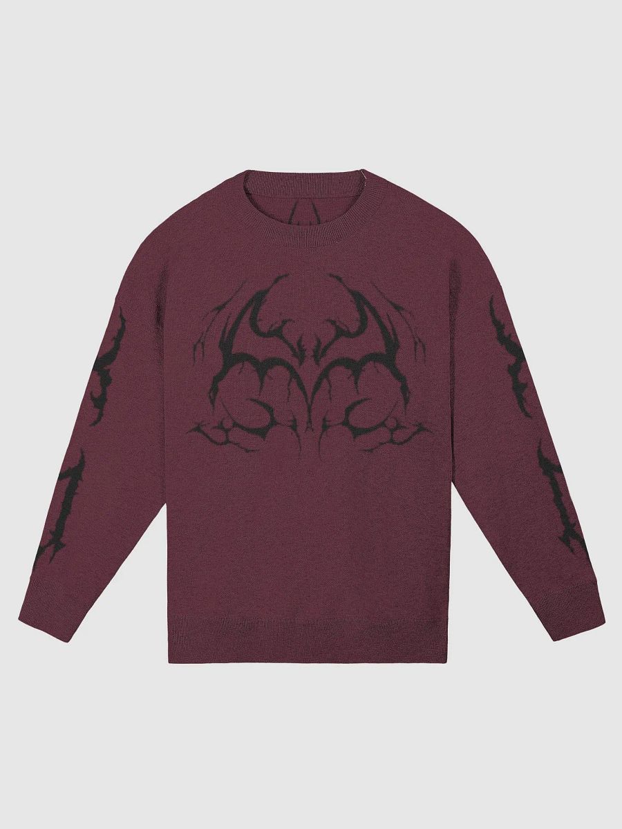 Bat Sigil Sweater Burgundy product image (1)