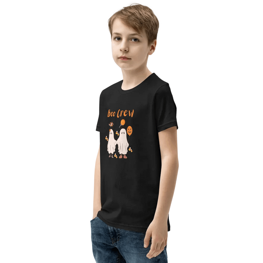 Boo Crew Youth Halloween T-Shirt product image (12)