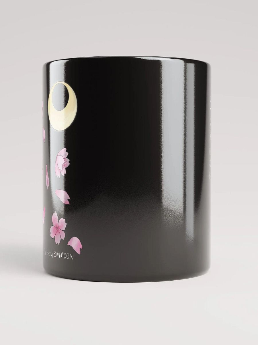 Sakura Moon black mug product image (2)