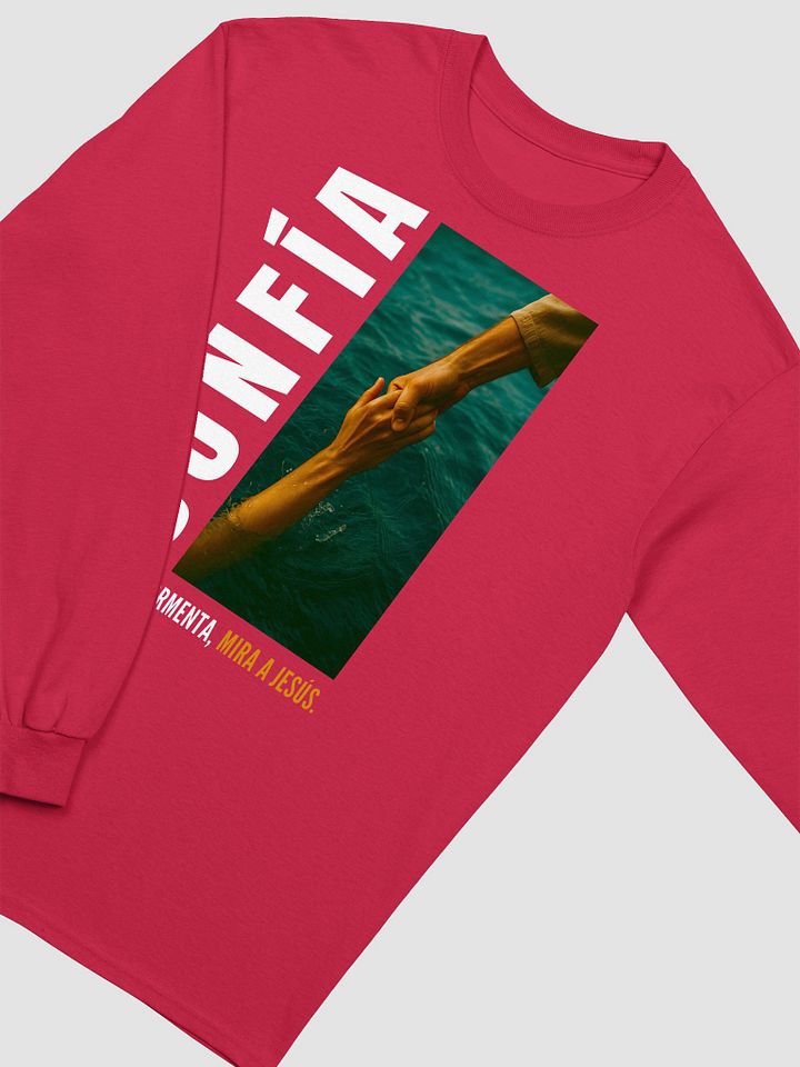 Camiseta Unisex Manga Larga | Confía, no mires la tormenta product image (2)