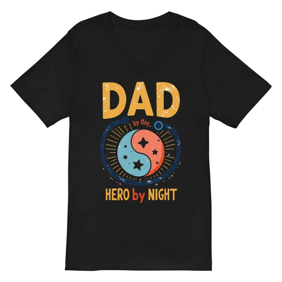 Celestial DAD by Night V-Neck Tee product image (3)