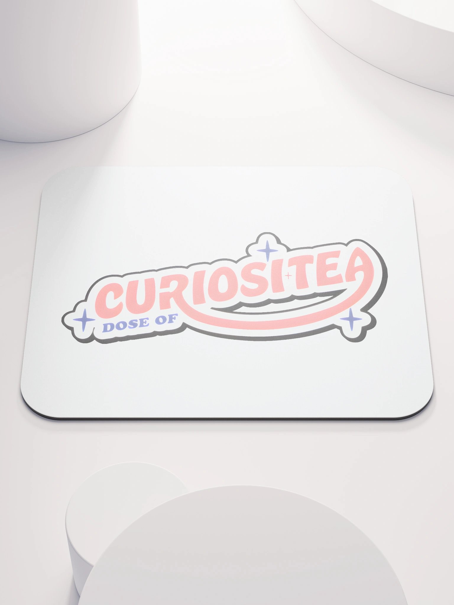 Curiositea Mouse Mat - Pink product image (1)