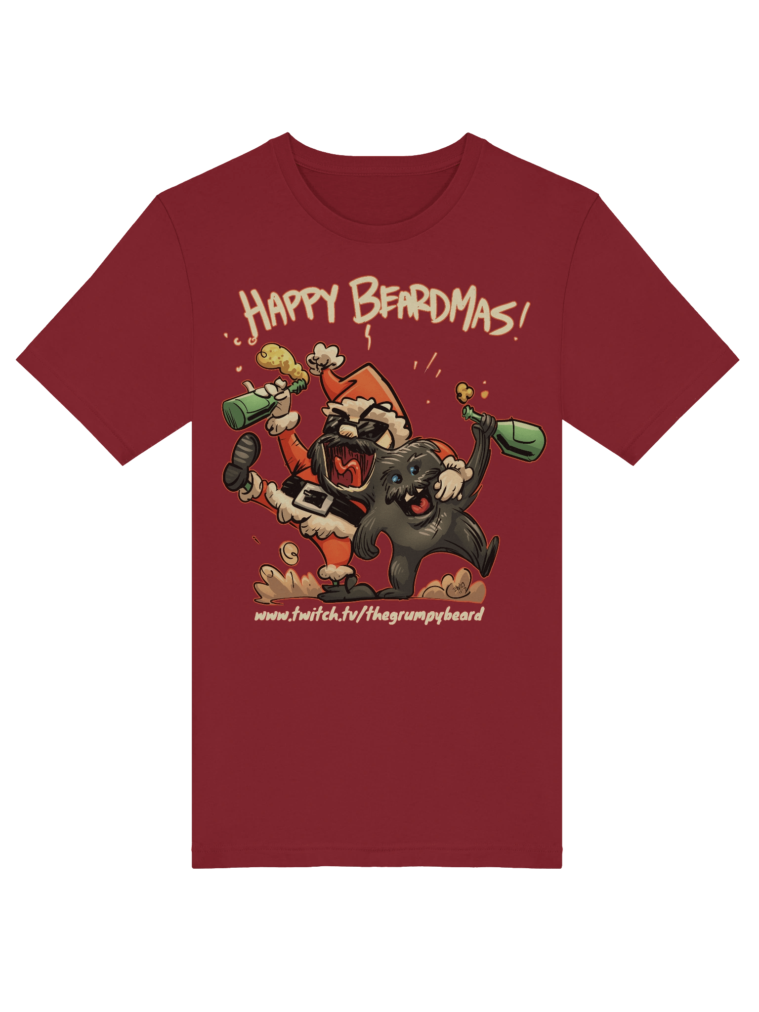 Happy Beardmas - T-Shirt Unisex sizing product image (5)