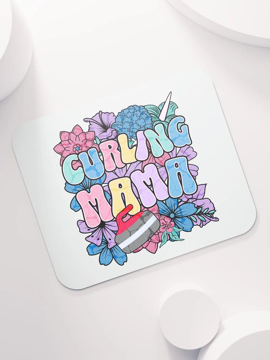 Curling Mama Floral Mouse Pad product image (5)