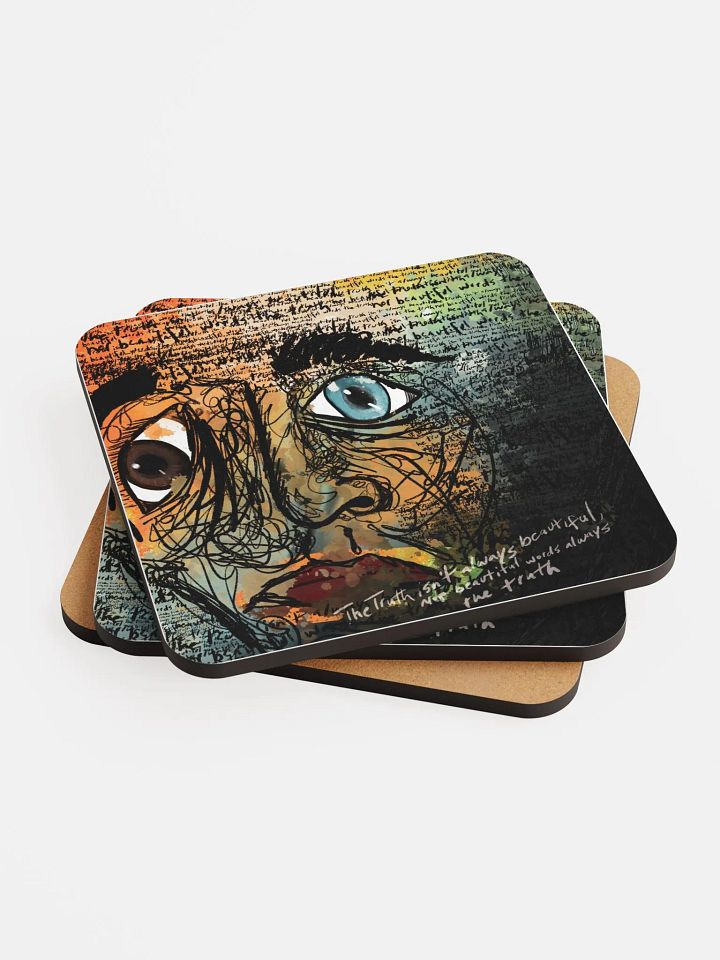 Truth Isnt Always Beautiful Coasters product image (2)