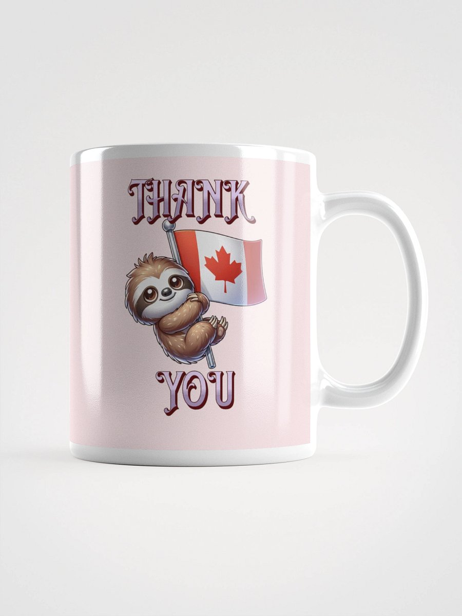 THANK YOU SLOTH CANADA FLAG product image (1)