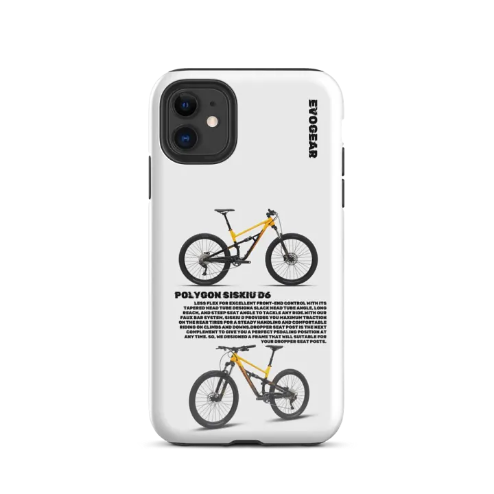 White Siskiu D6 iPhone Case product image (2)