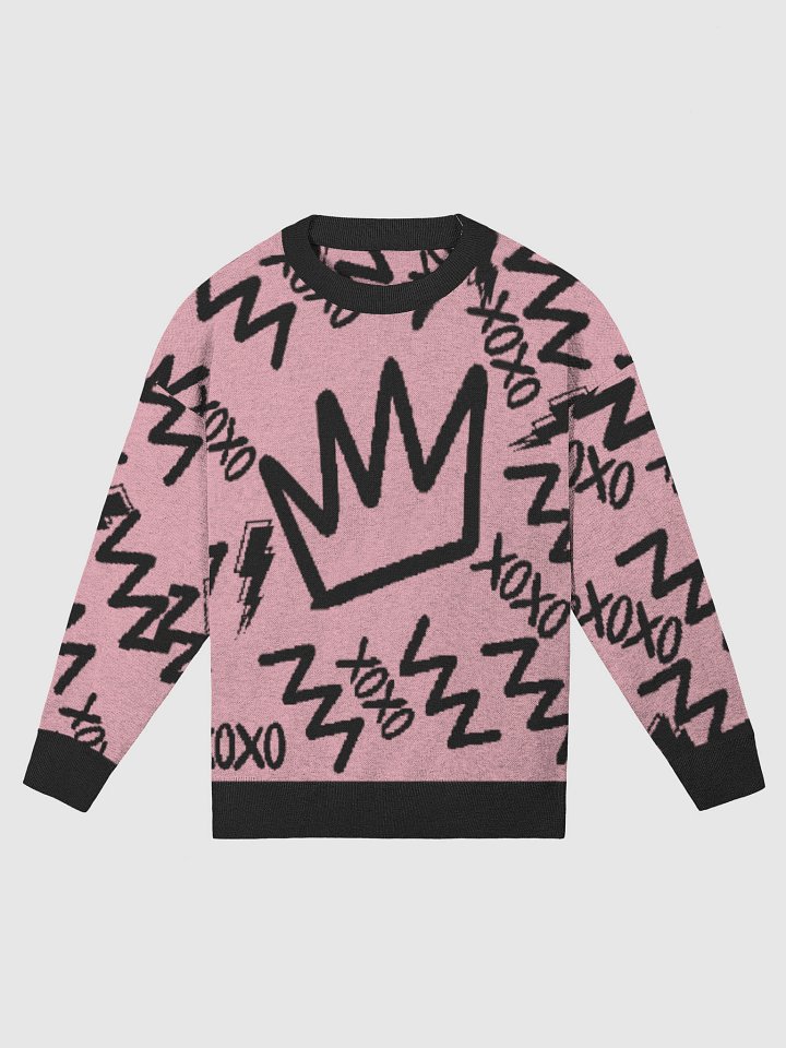 Royalty Crew Neck Sweater – Elegant Women’s Christmas Sweater product image (1)