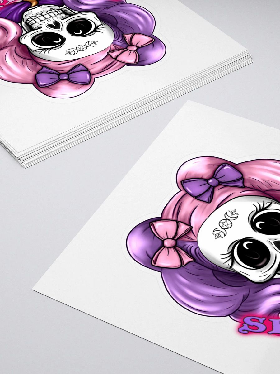 Moonlit Skull Kiss Cut Stickers product image (10)