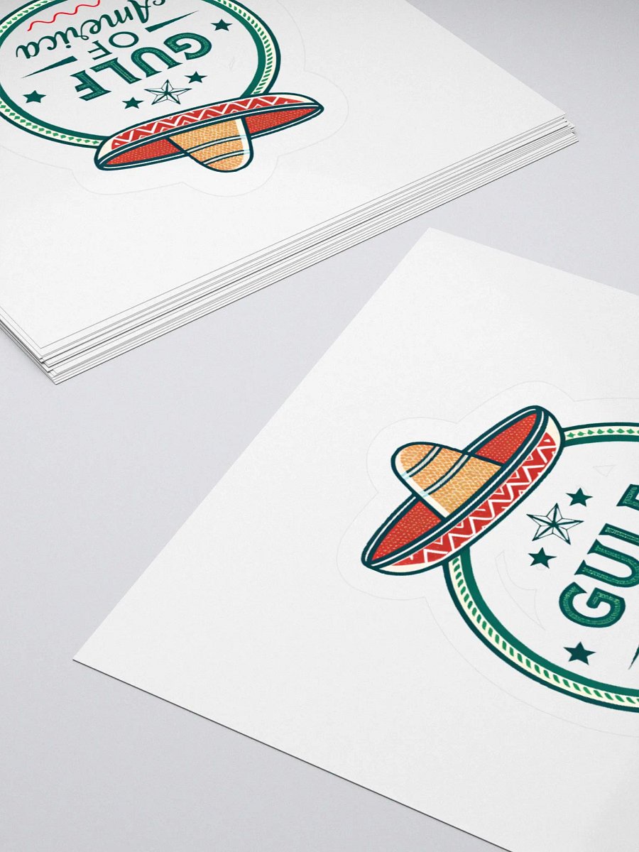 Gulf of America Festival Hat Kiss Cut Stickers product image (11)