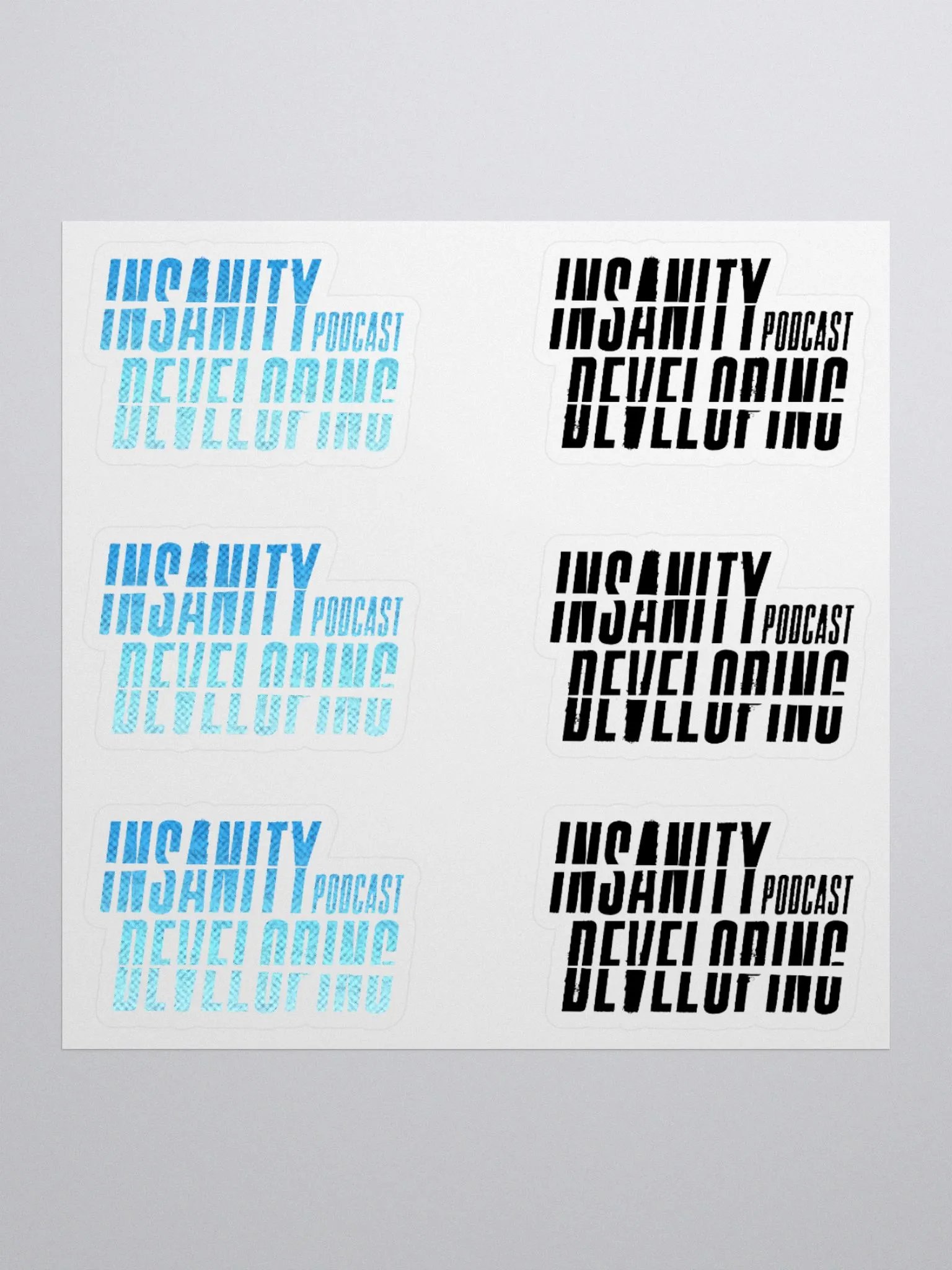 Insanity Developing Kiss Cut Stickers product image (1)