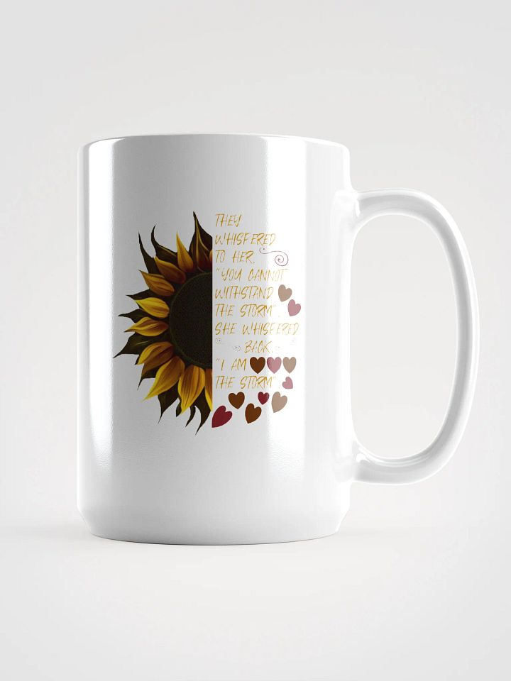 I Am the Storm Sunflower Mug product image (1)