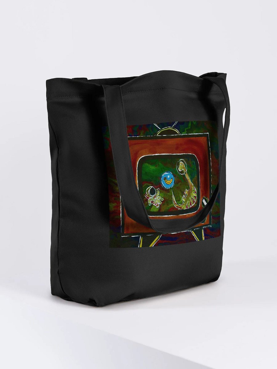 When Spaceman Met The Space DInosaur Tote Bag product image (4)