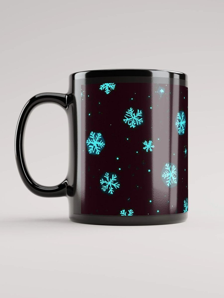 Starry Snowflake Black Mug product image (6)