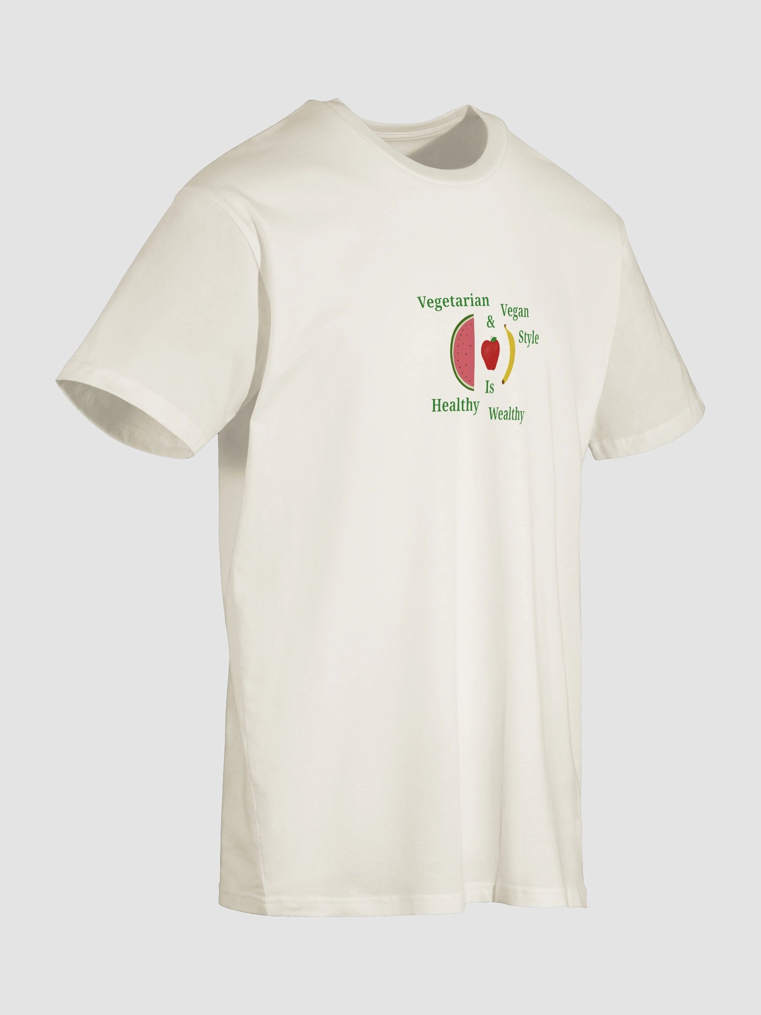 Healthy Wealthy Vegetarian & Vegan T-Shirt product image (6)