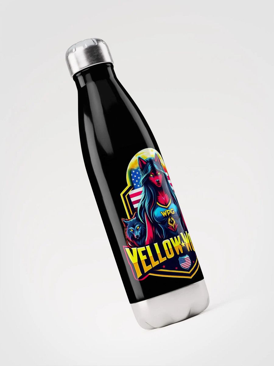 Yellow Wolf Stainless Steel Water Bottle product image (3)