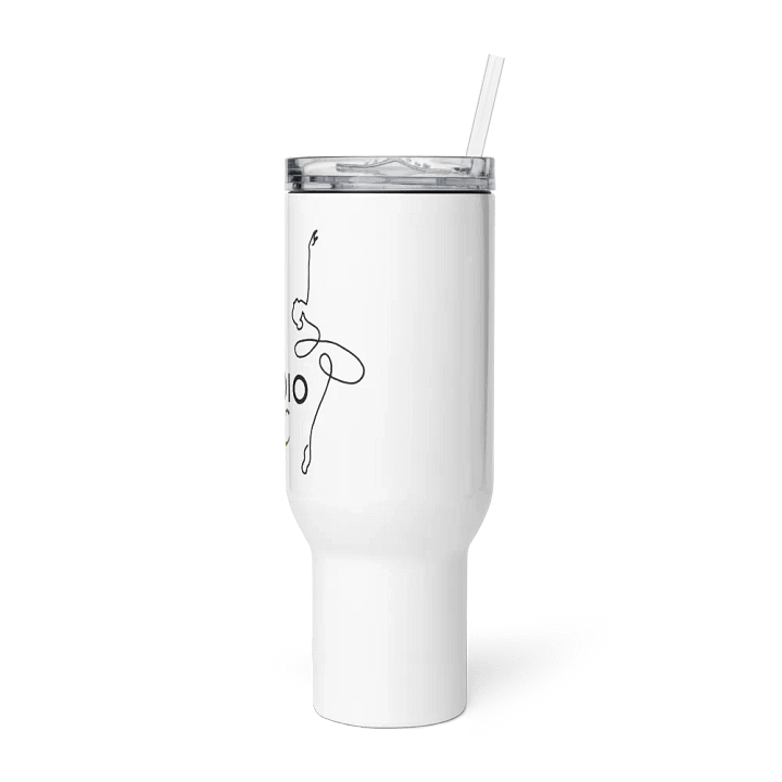 Large 40oz Insulated Tumbler | White with Main Studio Logo product image (2)